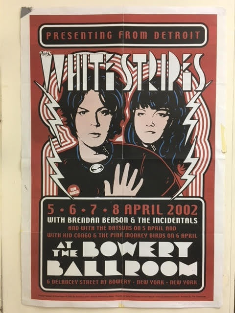WHITE STRIPES / MC5 DOUBLE-SIDED POSTER