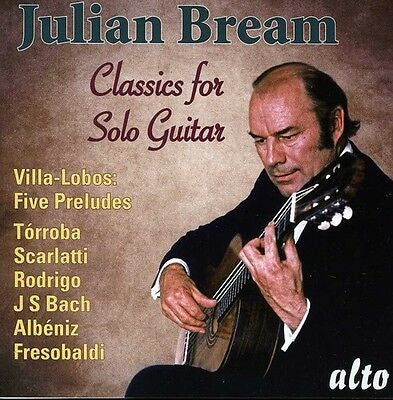 BREAM JULIAN-PLAYS SOLO GUITAR MUSIC CD *NEW*