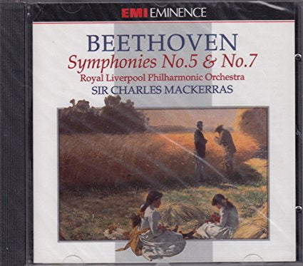 BEETHOVEN-SYMPHONIES NO.5 & 7 MACKERRAS CD VG