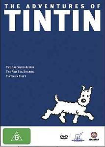 ADVENTURES OF TINTIN DVD VG