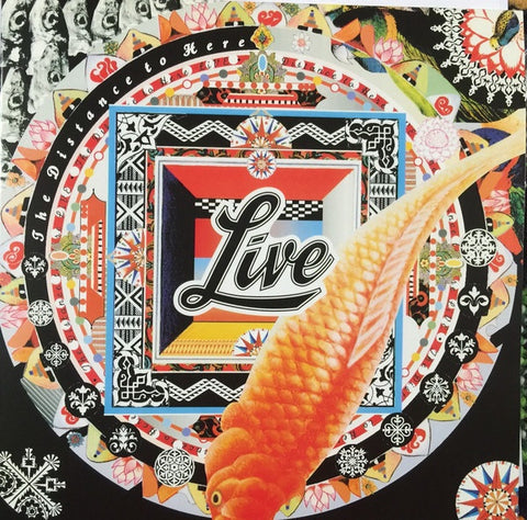 LIVE-THE DISTANCE TO HERE ORANGE VINYL *NEW*