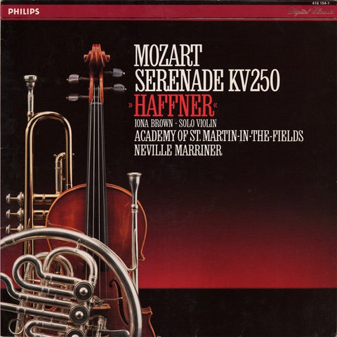 MOZART-SERENADE KV250 HAFFNER BROWN MARRINER CD VG