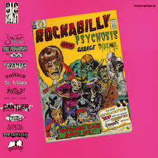 ROCKABILLY PSYCHOSIS & THE GARAGE DISEASE-VARIOUS LP EX COVER VG+