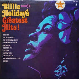 HOLIDAY BILLIE-GREATEST HITS! LP VGH+ COVER VG