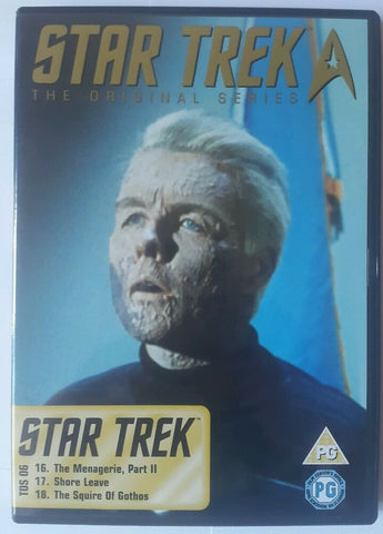 STAR TREK THE ORIGINAL SERIES DISC 6 EPS. 16,17,18 DVD VG