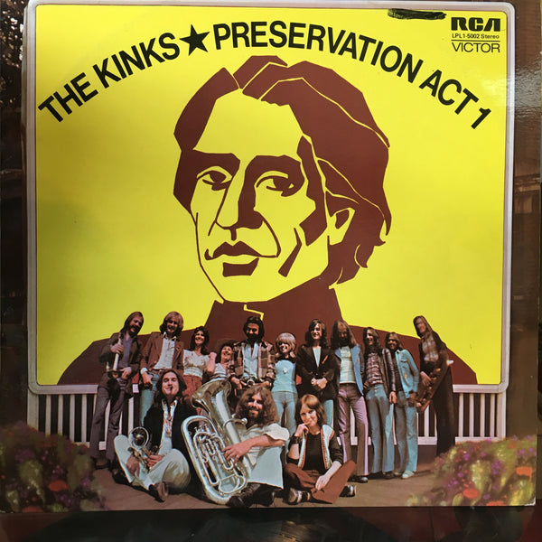 KINKS THE-PRESERVATION ACT 1 LP EX COVER VG+
