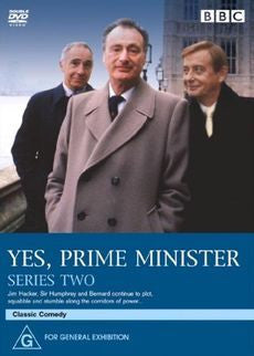 YES PRIME MINISTER SERIES TWO 2DVD VG
