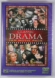 CLASSIC DRAMA TEN MOVIE PACK 4DVD NM