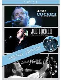 JOE COCKER-SPECIAL EDITION LIVE 3 DISC DVD VG