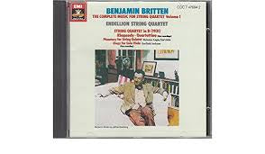 BRITTEN BENJAMIN-THE COMPLETE MUSIC FOR STRINGS VOLUME 1 CD VG