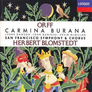 ORFF-CARMINA BURANA BLOMSTEDT CD VG