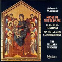MACHAUT-MESSE DE NOTRE DAME ETC HILLIARD ENSEMBLE CD VG