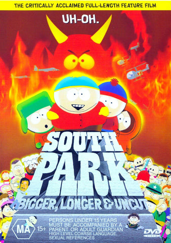SOUTH PARK BIGGER, LONGER & UNCUT DVD VG