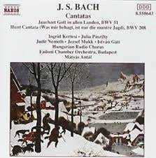 BACH J.S.-CANTATAS BWV 51 & BWV 208 CD VG