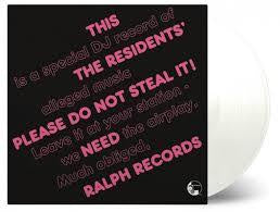 RESIDIENTS THE-PLEASE DO NOT STEAL IT! CLEAR VINYL LP *NEW*