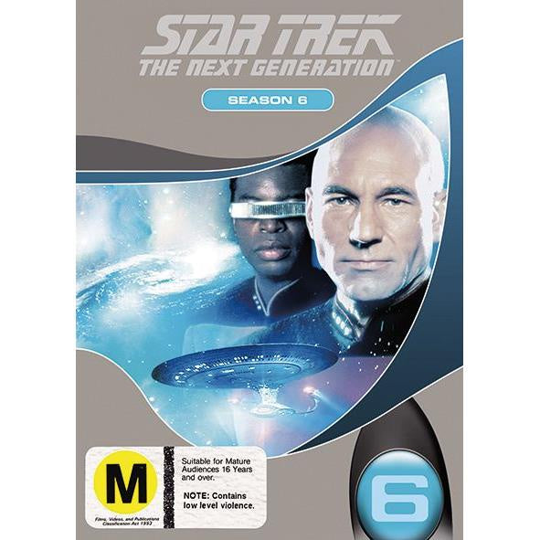 STAR TREK THE NEXT GENERATION-SEASON 6  7DVD VG+