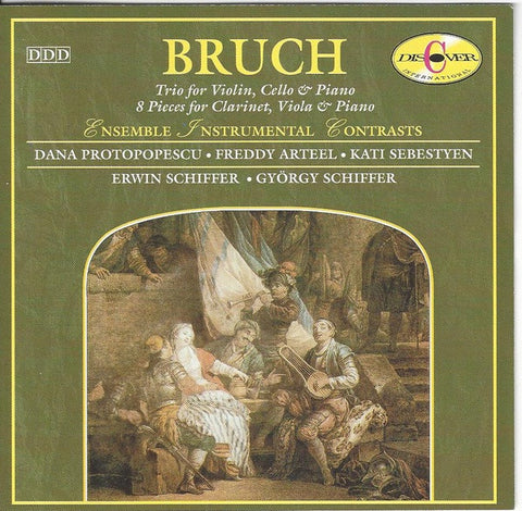 BRUCH-TRIO FOR VIOLIN, CELLO & PIANO CD VG