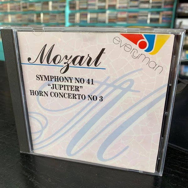 MOZART-SYMPHONY NO 41 "JUPITER" HORN CONCERTO NO 3 CD VG