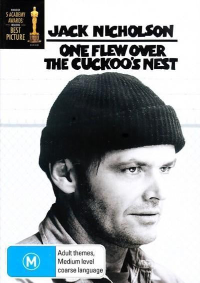 ONE FLEW OVER THE CUCKOOS NEST DVD VG