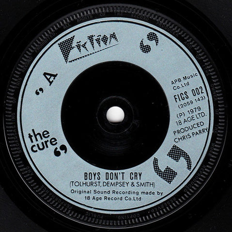 CURE THE-BOYS DON'T CRY 7'' SINGLE VG+