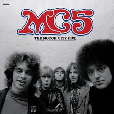 MC5-THE MOTOR CITY FIVE LP BLUE SPLATTER VINYL NM COVER VG+