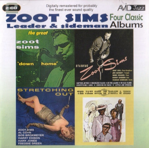 SIMS ZOOT-FOUR CLASSIC ALBUMS LEADER & SIDEMAN 2CD *NEW*