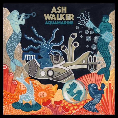 WALKER ASH-AQUAMARINE LIMITED EDITION COLOURED VINYL  LP *NEW*
