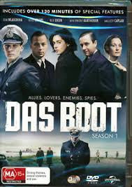 DAS BOOT-SEASON 1- 3 DVD VG