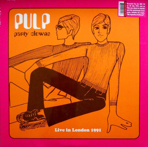 PULP-PARTY CLOWNS LIVE IN LONDON 1991 LP *NEW*