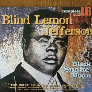 JEFFERSON BLIND LEMON-BLACK SNAKE MOAN CD VG