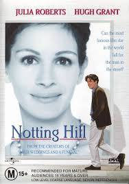 NOTTING HILL FILM DVD VG