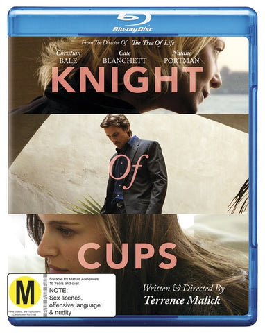 KNIGHT OF CUPS BLURAY VG+