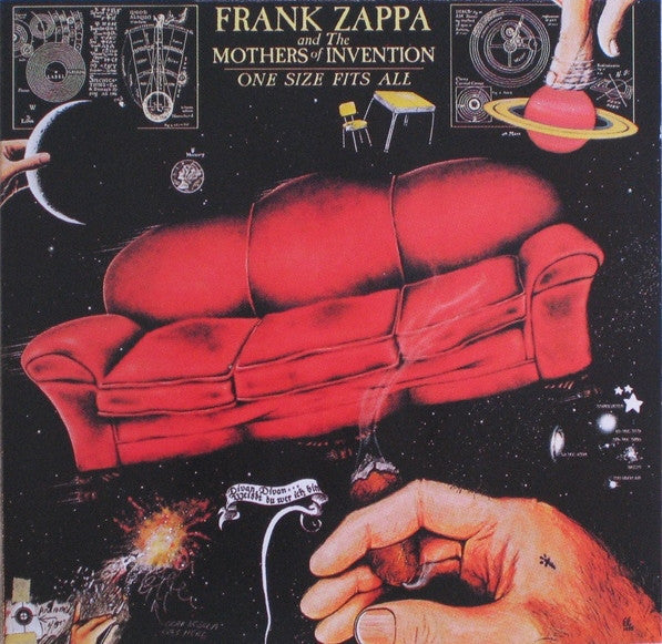 ZAPPA FRANK AND THE MOTHERS OF INVENTION-ONE SIZE FITS ALL CD VG