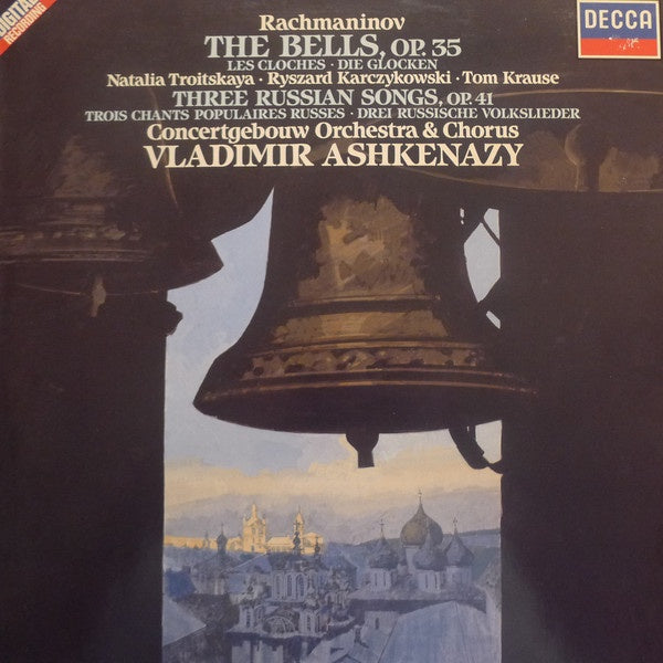 RACHMANINOV-THE BELLS / THREE RUSSIAN SONGS CD VG
