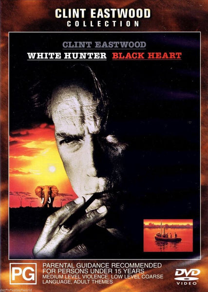 WHITE HUNTER BLACK HEART DVD VG