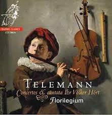 TELEMANN-CONCERTOS & CANTATA IHR VOLKER HORT FLORILEGIUM CD *NEW*