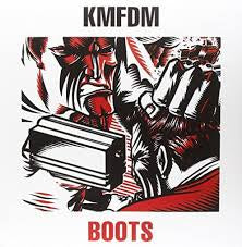 KMFDM-BOOTS 12" M COVER VG