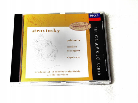 STRAVINSKY- PULCINELLA/APOLLON/CAPRICCIO CD NM