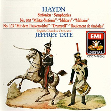 HAYDN-SYMPHONIES NO 100 & 103 JEFFREY TATE CD VG