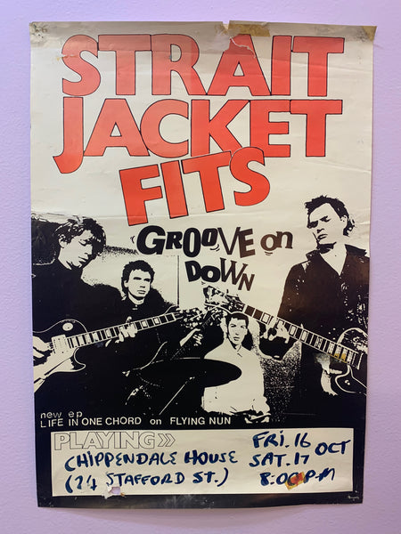 STRAITJACKET FITS - LIFE IN ONE CHORD ORIGINAL GIG POSTER