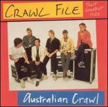 AUSTRALIAN CRAWL-CRAWL FILE GREATEST HITS LP NM COVER VG+