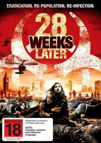 28 WEEKS LATER R18 DVD VG