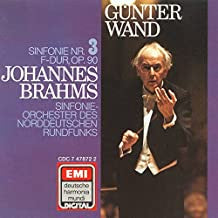 BRAHMS-SYMPHONY NO 3 GUNTER WAND CD G