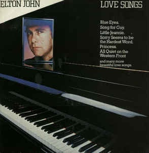 JOHN ELTON-LOVE SONGS LP VG COVER VG