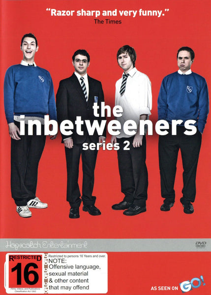 INBETWEENERS THE SERIES TWO DVD VG