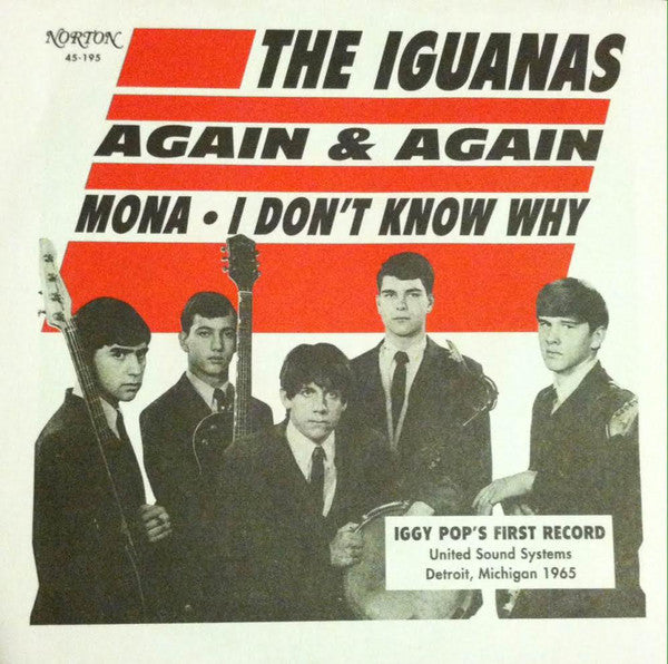 IGUANAS THE-AGAIN AND AGAIN 7" *NEW*