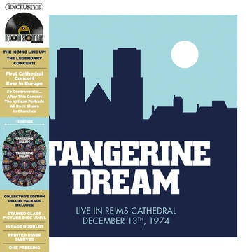 TANGERINE DREAM-LIVE AT THE REIMS CATHEDRAL PICTURE DISC 2LP *NEW*