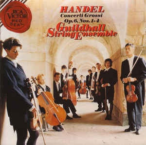 HANDEL-CONCERTI GROSSI OP.6 GUILDHALL STRING ENSEMBLE CD VG