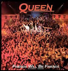 QUEEN-FRIENDS WILL BE FRIENDS 12" VG COVER VG+