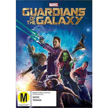 GUARDIANS OF THE GALAXY DVD NM